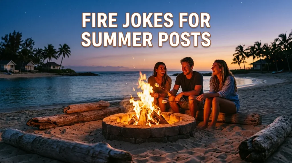 fire jokes for summer posts