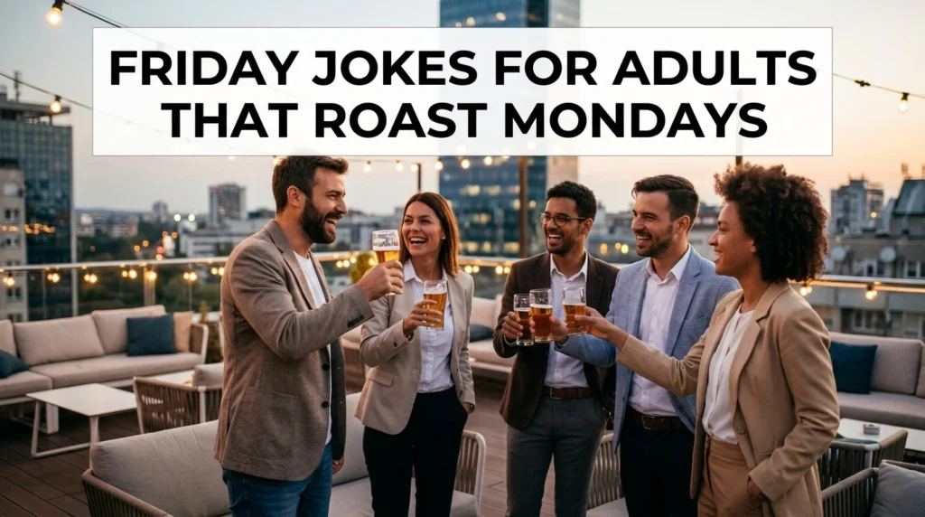 Friday Jokes for Adults That Roast Mondays