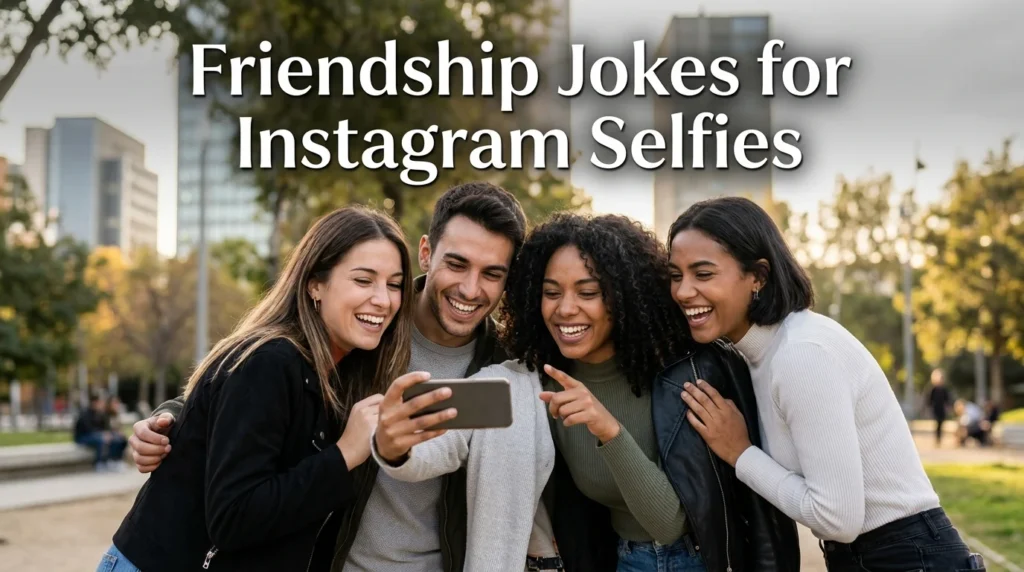 friendship jokes for instagram selfies