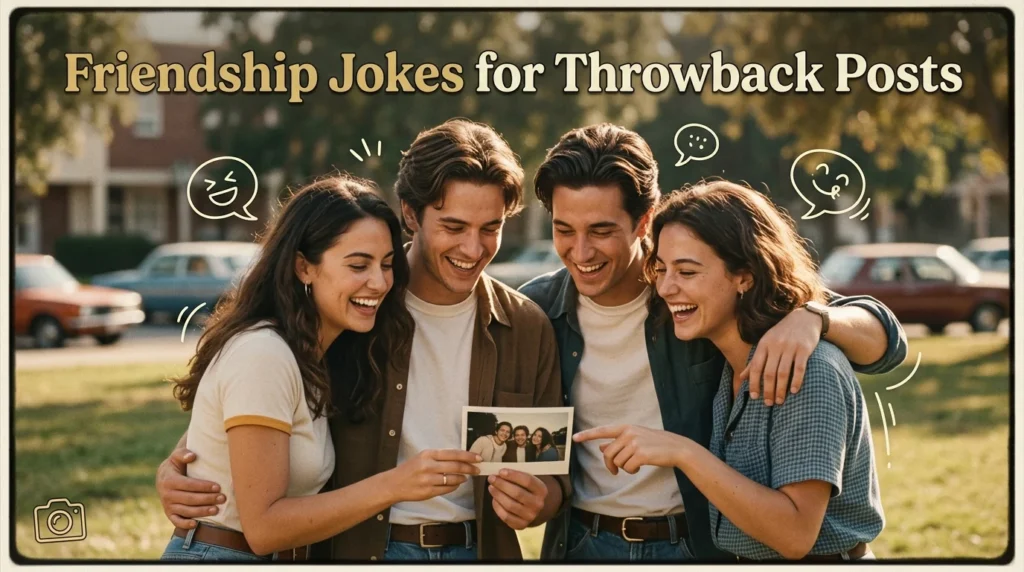 friendship jokes for throwback posts