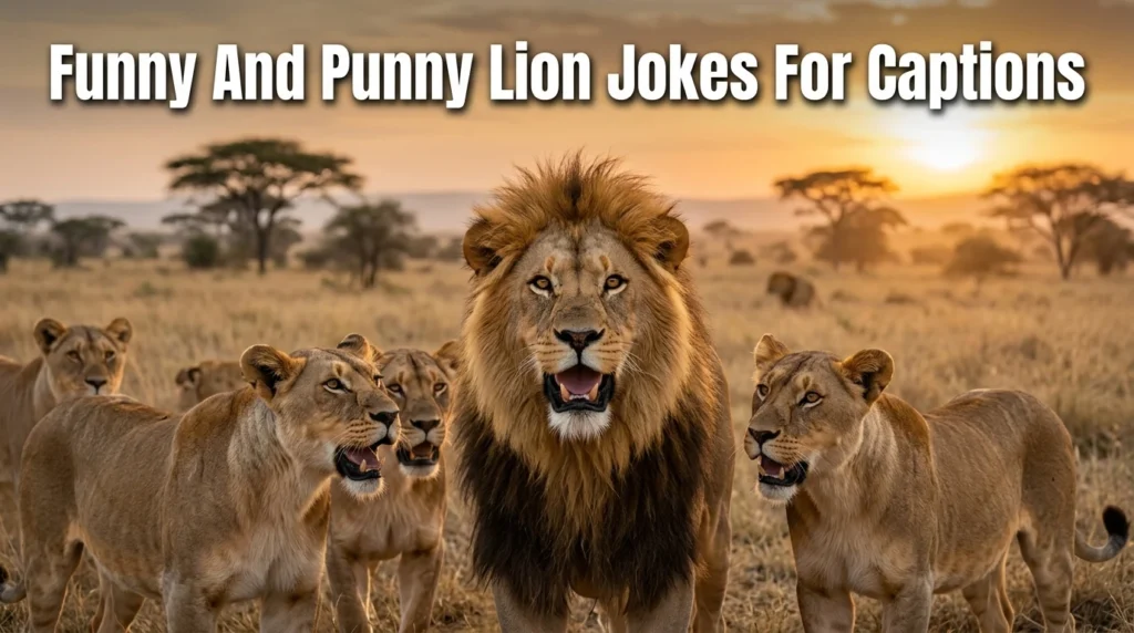 Funny And Punny Lion Jokes For Captions