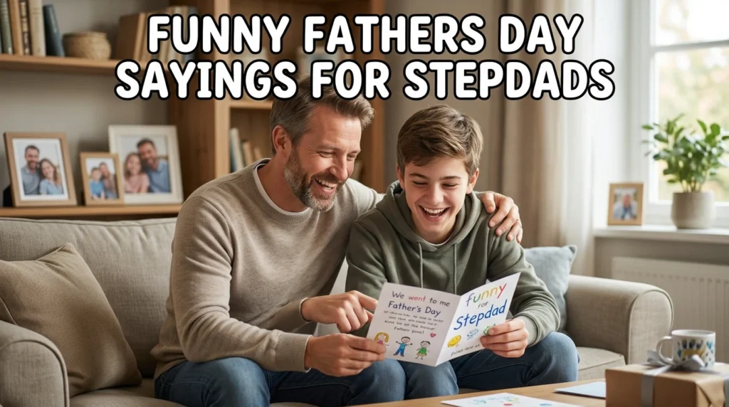 funny fathers day saying for pet stepdads