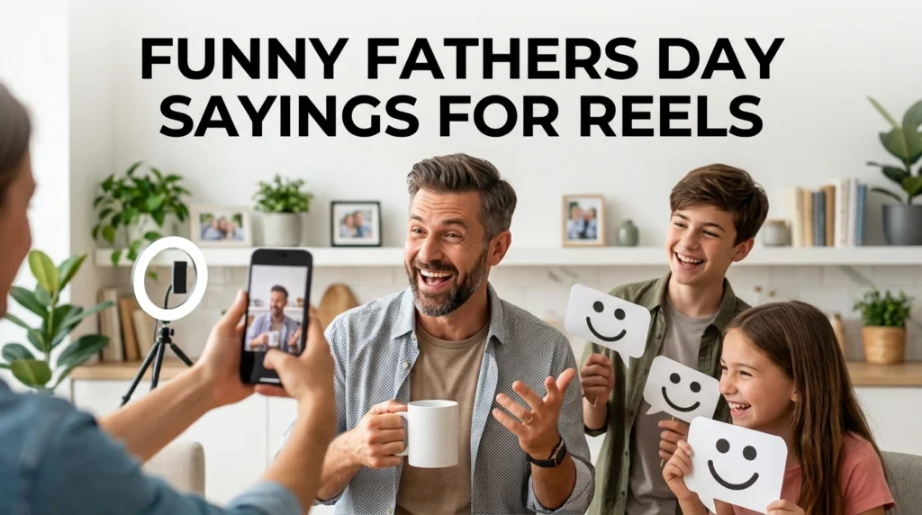 funny fathers day saying for reels