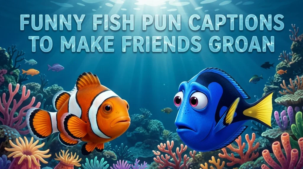 Funny Fish Pun Captions To Make Friends Groan
