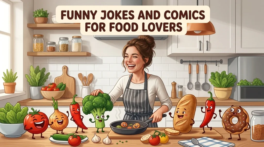 funny jokes and comics for food lovers