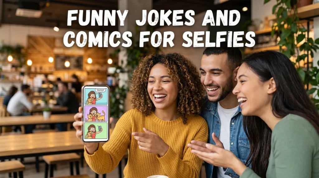 funny jokes and comics for slefies