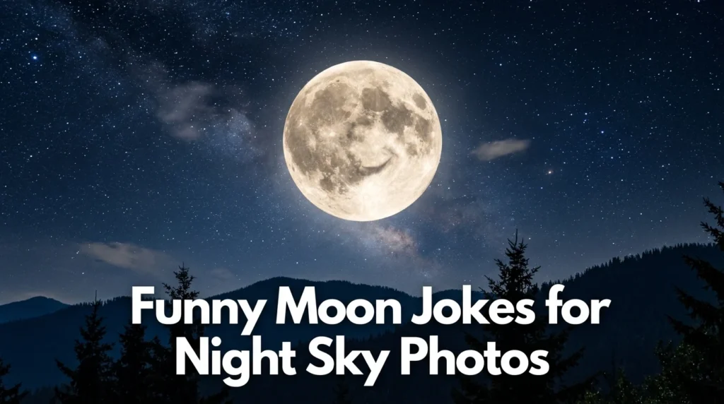 Funny Moon Jokes for Night Sky Photos