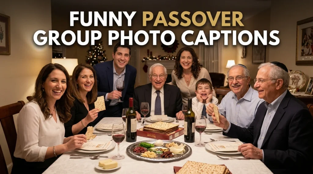Funny Passover Group Photo Captions