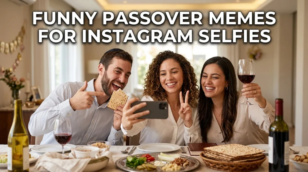 Funny Passover Memes for Instagram Selfies