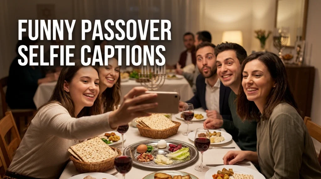 Funny Passover Selfie Captions