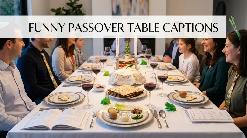 Funny Passover Table Captions