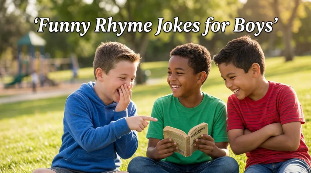 funny rhyme jokes for boys
