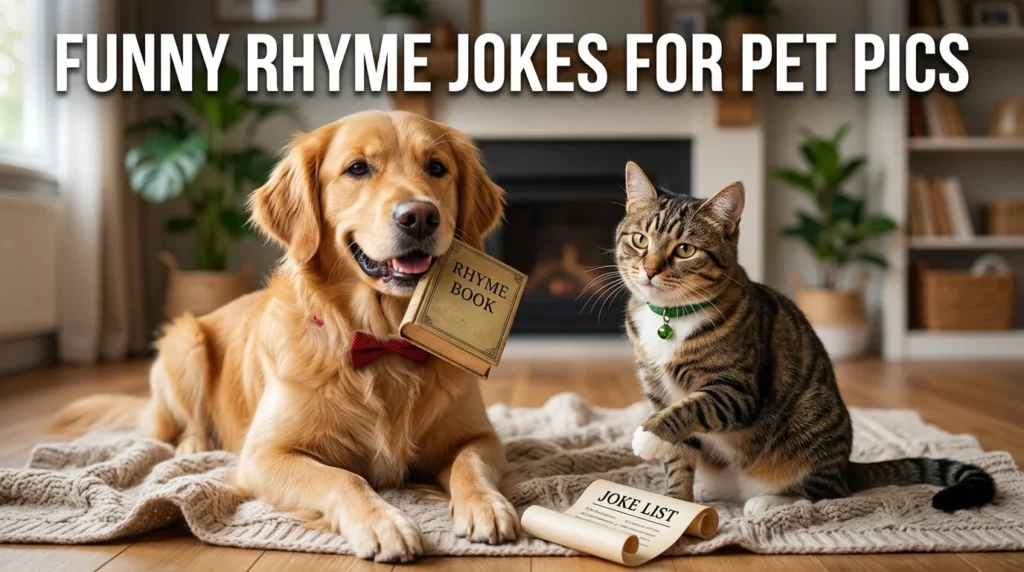 funny rhyme jokes for pet pics
