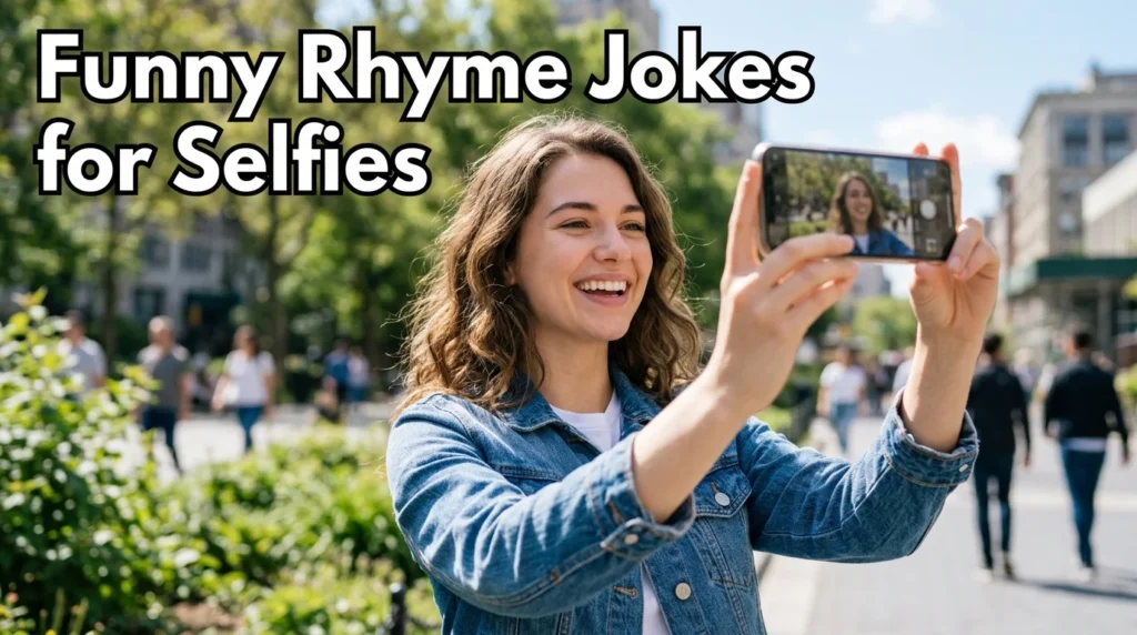 funny rhyme jokes for selfies