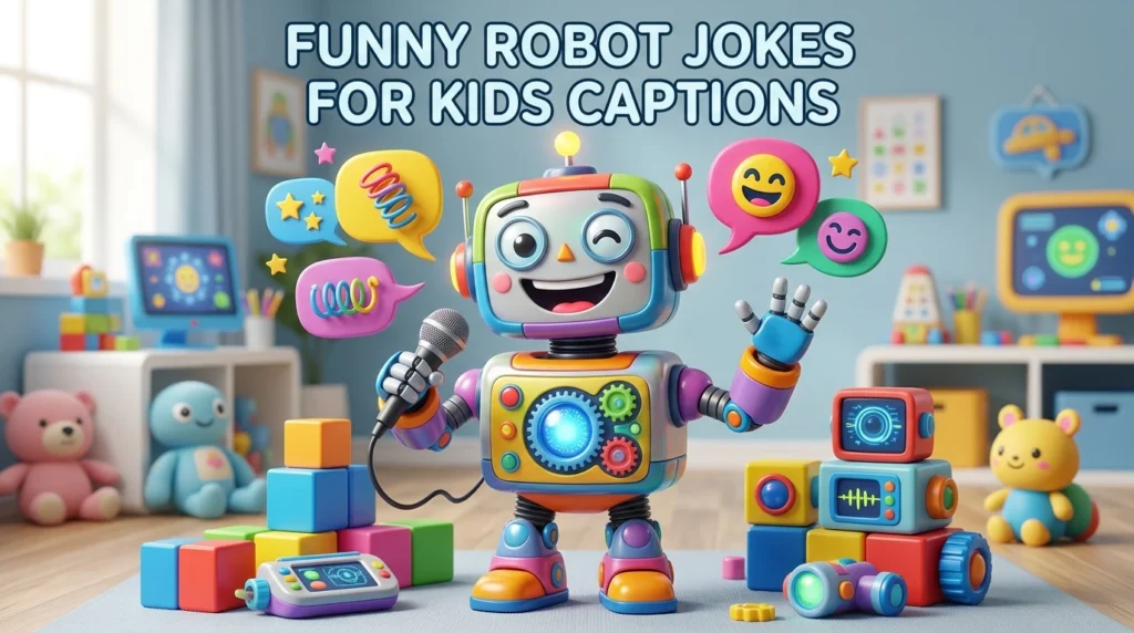 Funny Robot Jokes For Kids Captions