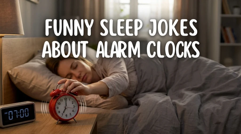 funny sleep jokes about alarm clocks
