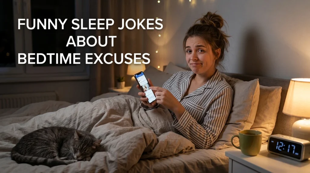 funny sleep jokes about bedtime  excuses