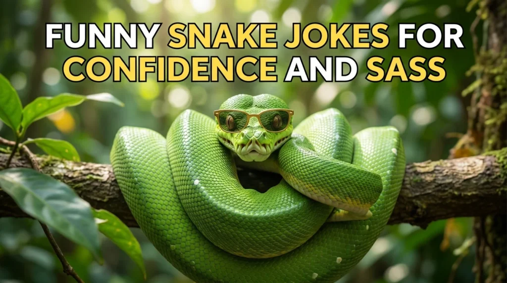 Funny Snake Jokes for Confidence and Sass