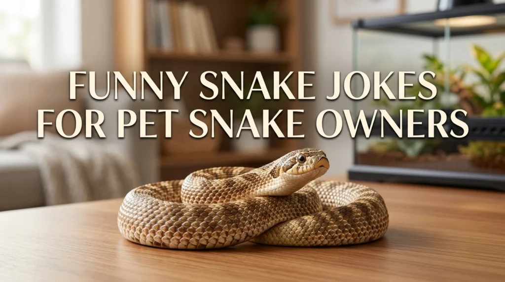 Funny Snake Jokes for Pet Snake Owners