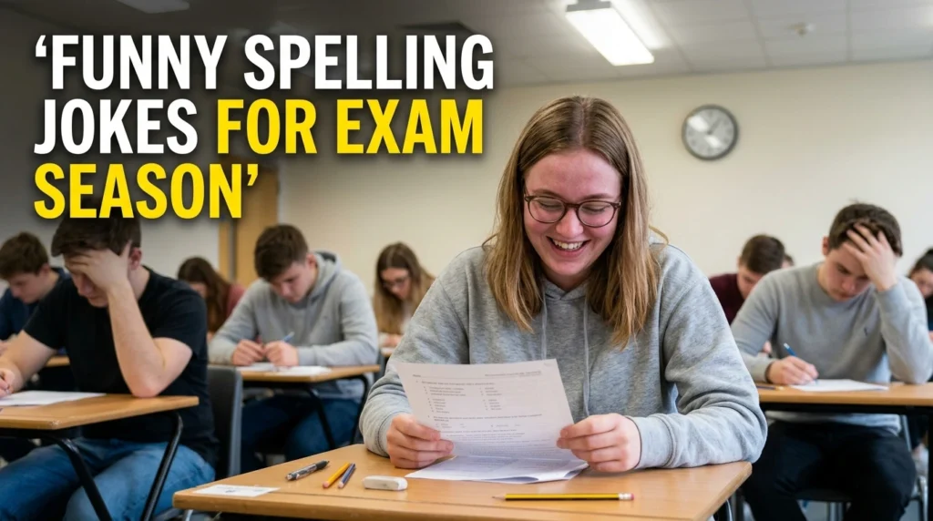 funny spelling jokes for exam season