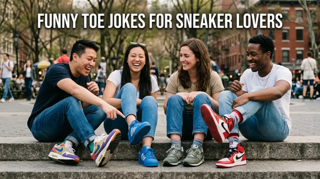 funny toe jokes for sneaker lovers