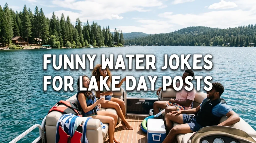 funny water jokes for lake day posts