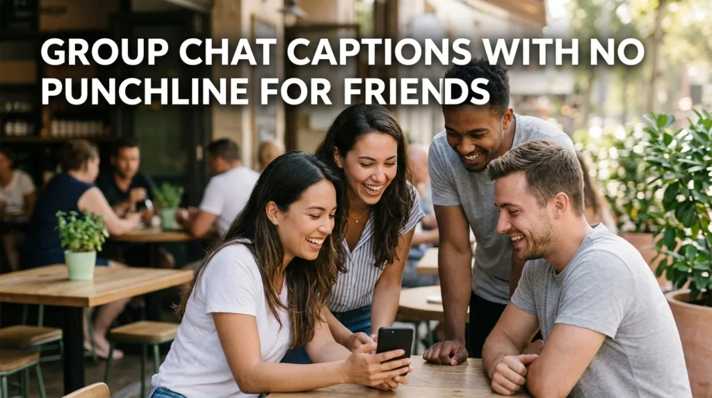 Group Chat Captions With No Punchline For Friends