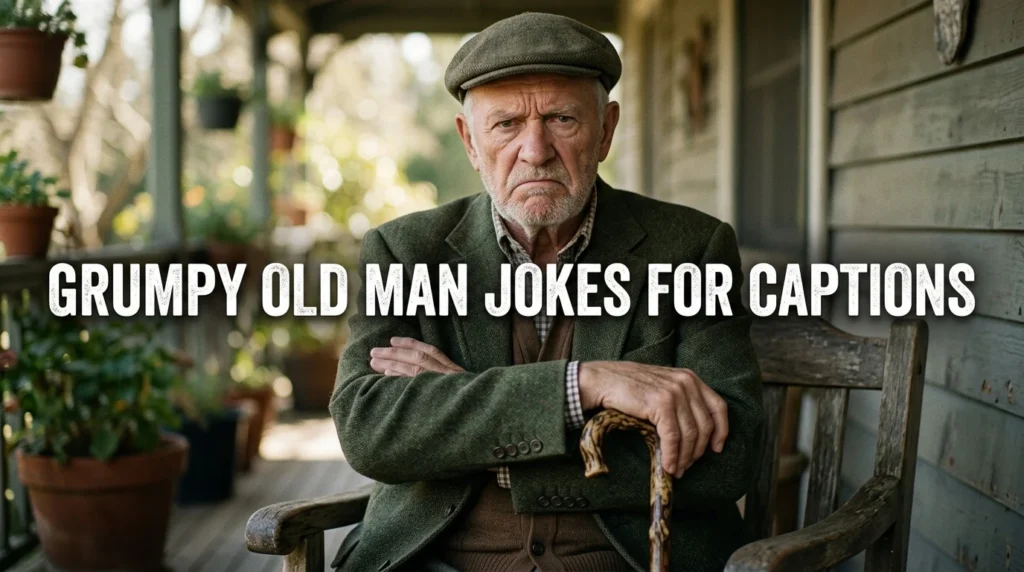 Grumpy Old Man Jokes For Captions