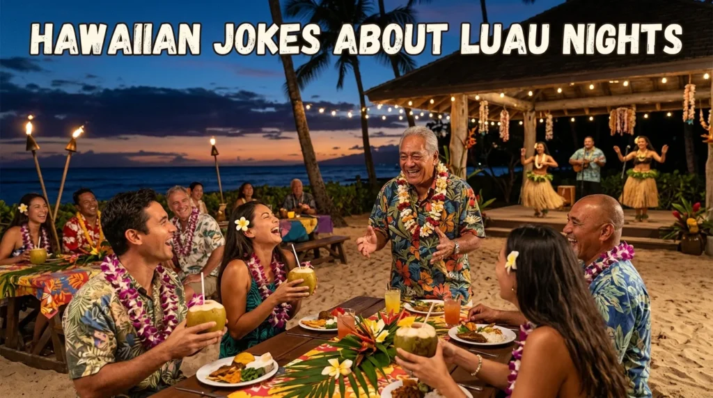 hawaiian jokes about luau nights