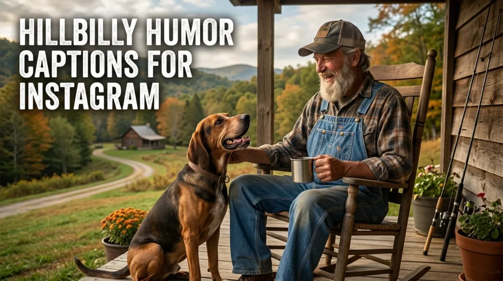 hillbilly humor captions for instagram