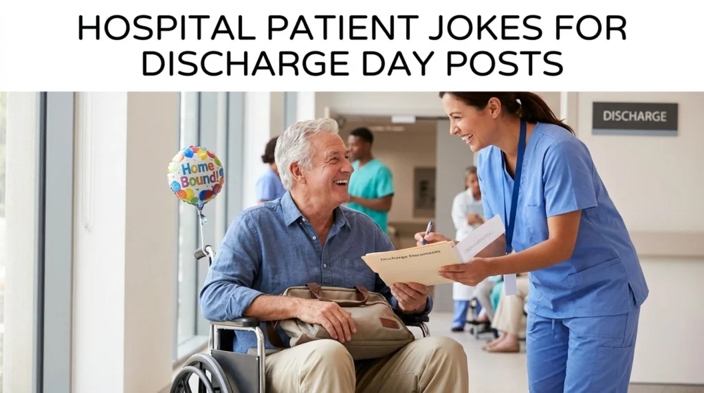 Hospital Patient Jokes For Discharge Day Posts