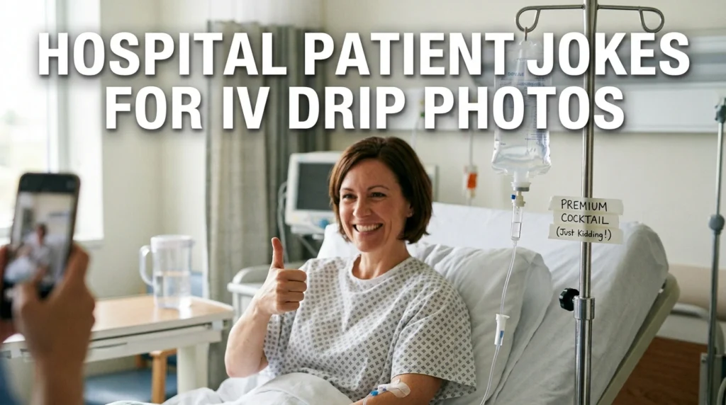Hospital Patient Jokes For IV Drip Photos