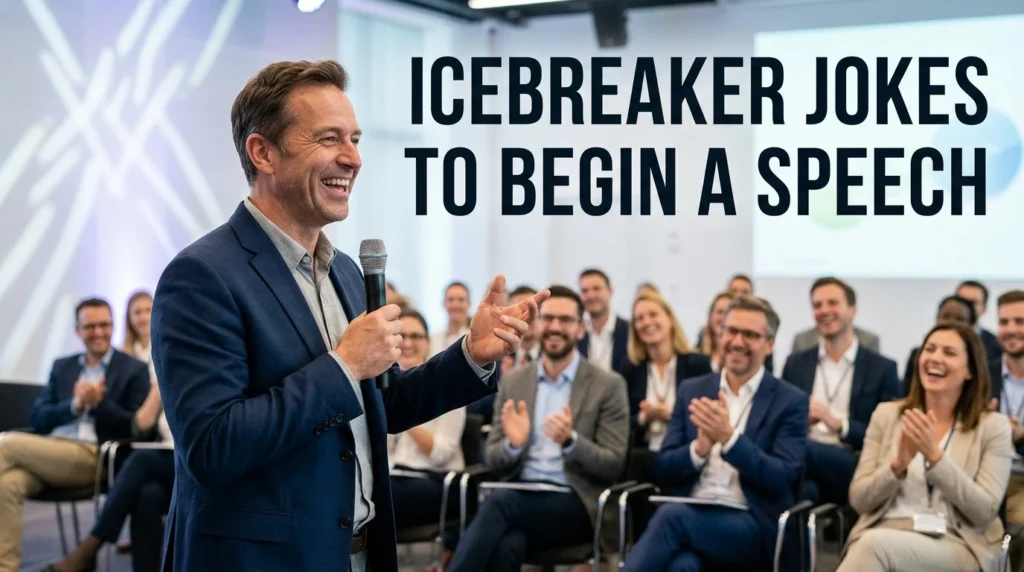 icebreaker jokes to begin a speech