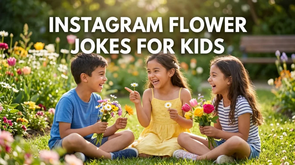 instagram flower jokes for kids