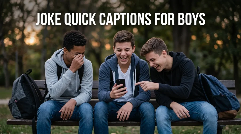 Joke Quick Captions for Boys