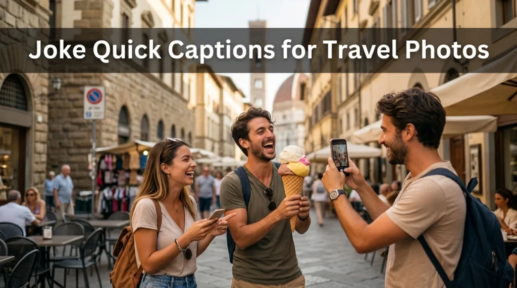 Joke Quick Captions for Travel Photos
