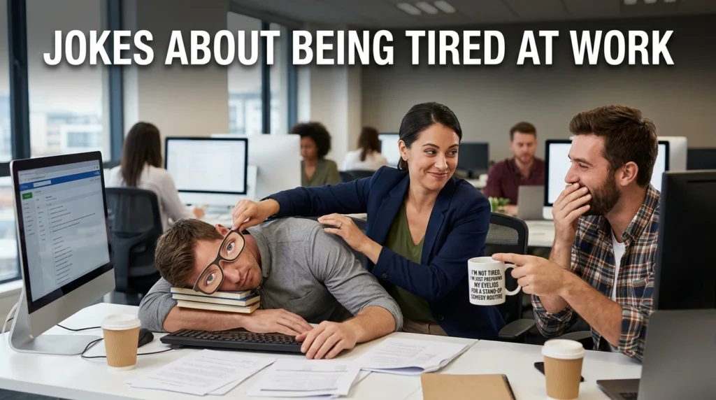 jokes about being tired at work