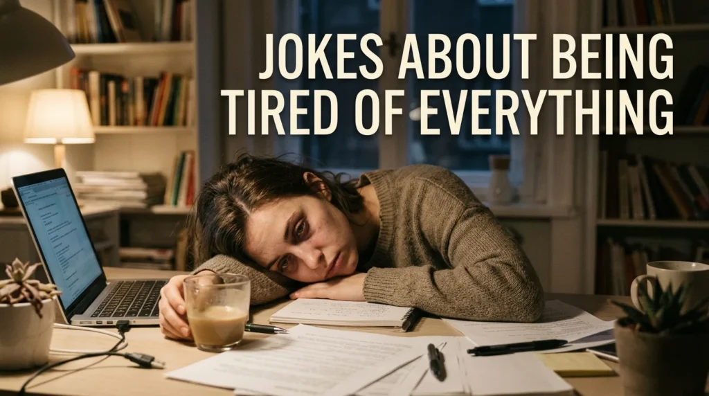 jokes about being tired in of everything