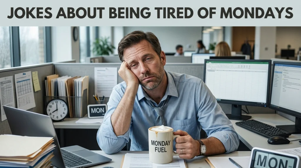 jokes about being tired of mondays