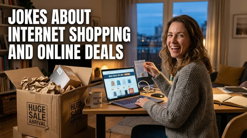jokes about internet shopping and online deals