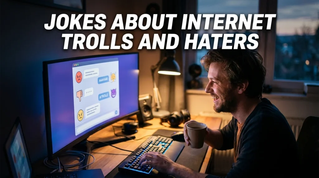 jokes about internet trolls and haters