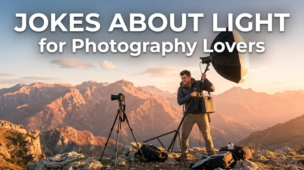 jokes about light for photography lovers
