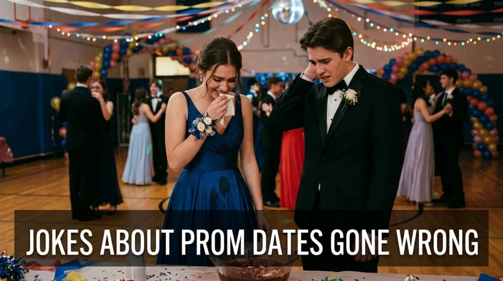 jokes about prom dates gone wrong