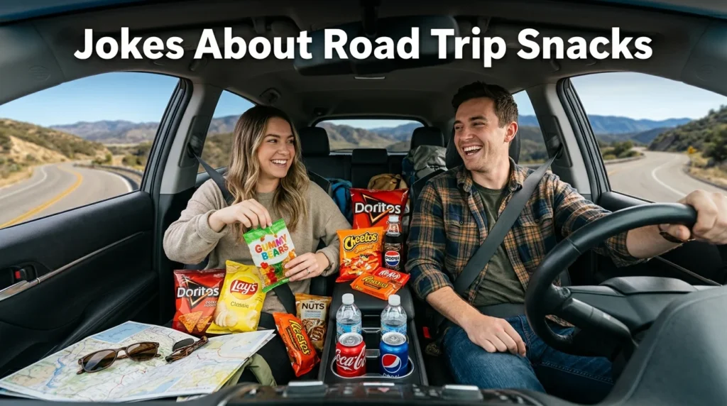 jokes about road trip snacks