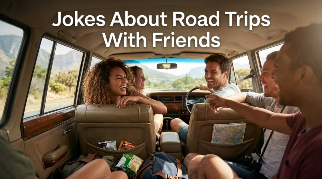 jokes about roads trips with friends