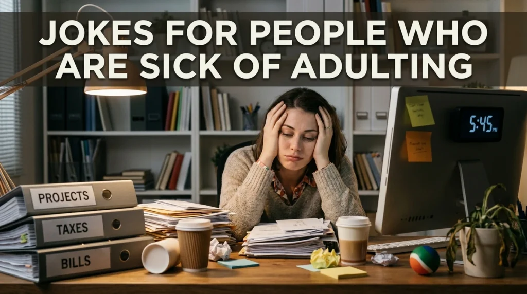 Jokes For People Who Are Sick Of Adulting