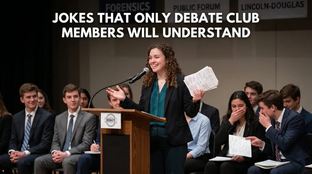 Jokes That Only Debate Club Members Will Understand