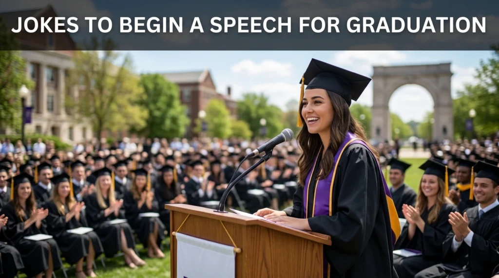 jokes to begin a speech for graduation