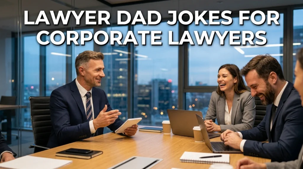 Lawyer Dad Jokes for Corporate Lawyers