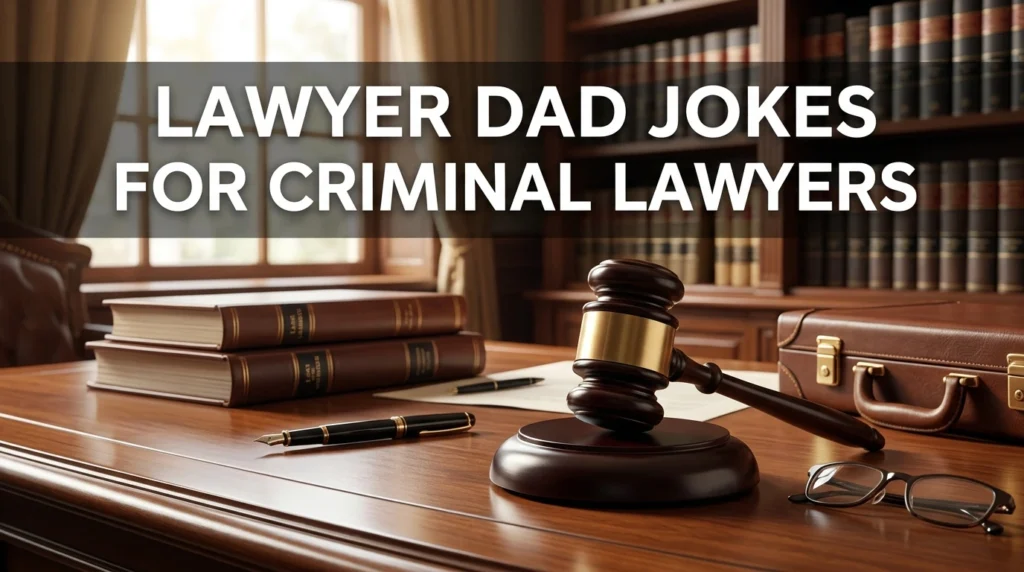 Lawyer Dad Jokes for Criminal Lawyers